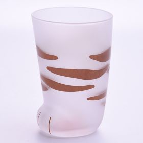 Creative Cute Cat Paws Glass Tiger Paws Mug Office Coffee Tumbler Breakfast Milk Porcelain Cup (Option: Tabby)