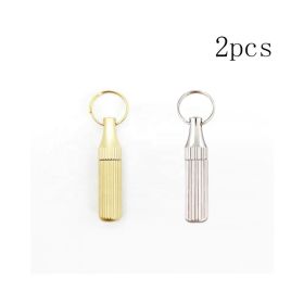 Stainless Steel Portable Mini Pocket Knife with Keychain (Option: Multicolor)