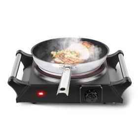 1 KW Power Electric Single Burner Portable Heating Hot Plate Stove Countertop With 5 Temperature Adjustments Portable (Option: Single)